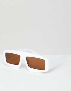 Белые солнцезащитные очки 7X-Белый