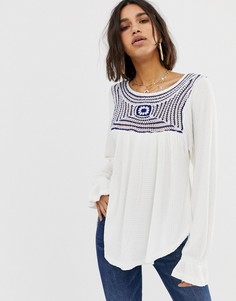 Джемпер Free People-Белый