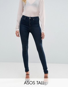 Выбеленные джинсы ASOS TALL Sculpt Me-Синий