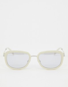 Квадратные солнцезащитные очки Calvin Klein Jeans CKJ18700S-Белый
