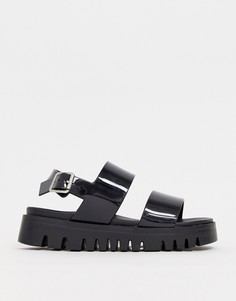 Силиконовые сандалии ASOS DESIGN Fadey-Черный