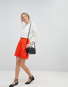 Мини-юбка A-силуэта ASOS-Оранжевый