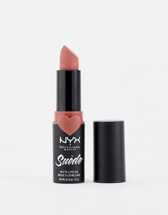 Матовая губная помада NYX Professional Makeup Suede - Brunch Me-Розовый