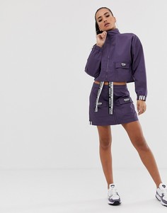 Фиолетовая юбка с карманами adidas Originals RYV-Фиолетовый