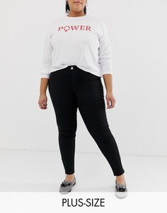 Зауженные джинсы Junarose-Черный