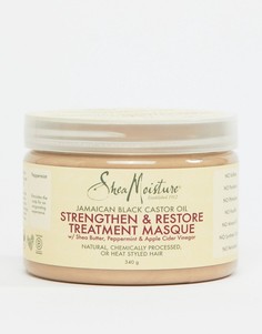 Укрепляющая маска для волос с черным касторовым маслом Shea Moisture-Бесцветный