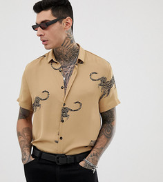 Рубашка с принтом леопардов Heart & Dagger-Коричневый