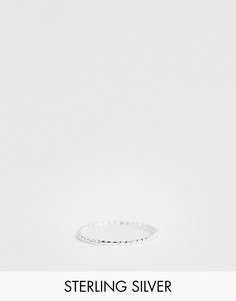 Серебряное кольцо ASOS DESIGN-Серебряный