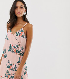 Платье-комбинация с пуговицами и принтом морских коньков Native Youth-Розовый