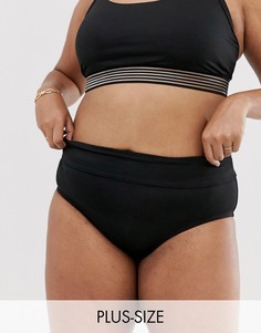 Черные плавки бикини Nike Curve-Черный