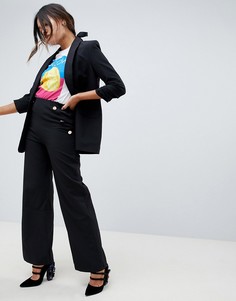 Широкие брюки Amy Lynn Tailored-Черный