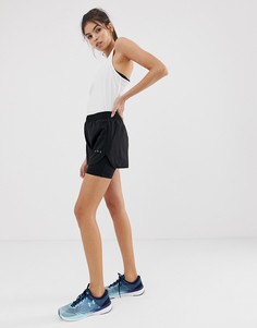 Классические тканые шорты 2 в 1 ASOS 4505-Черный