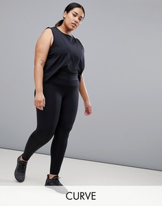 Спортивные леггинсы ASOS 4505 Curve-Черный