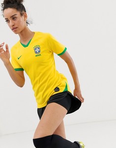 Трикотажная футболка Nike Football Brazil World Cup Home Stadium-Зеленый