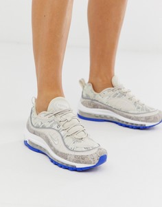 Кроссовки со змеиным принтом Nike Air Max 98-Мульти