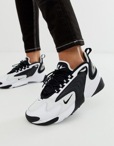 Черно-белые кроссовки Nike 2K Zoom-Белый
