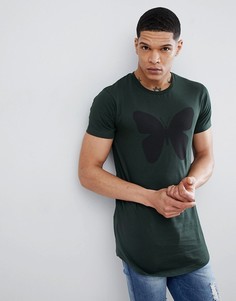 Зеленая обтягивающая футболка с логотипом Good For Nothing-Зеленый