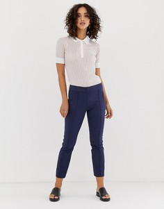 Классические расклешенные брюки Sportmax Code-Темно-синий