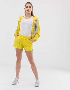 Желтые шорты для бега со светло-бежевыми вставками ASOS 4505-Желтый