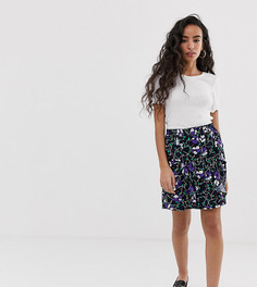 Мини-юбка с цветочным принтом Vero Moda Petite-Мульти