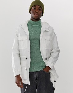 Белая парка ASOS DESIGN-Белый