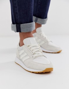 Белые кроссовки adidas Originals Forest Grove-Белый