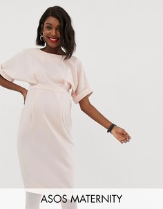 Платье миди ASOS DESIGN Maternity-Розовый