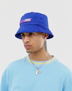 Нейлоновая панама кобальтового синего цвета ASOS DESIGN-Синий