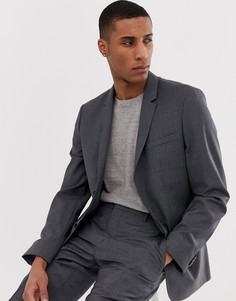 Приталенный пиджак Calvin Klein-Серый