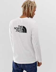 Белый лонгслив The North Face Easy