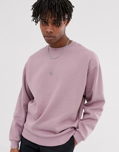 Фиолетовый oversize-свитшот ASOS DESIGN