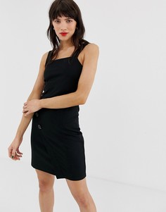 Черное платье-сарафан River Island-Черный