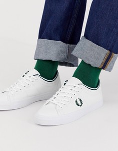 Белые парусиновые кроссовки Fred Perry Kendrick-Белый