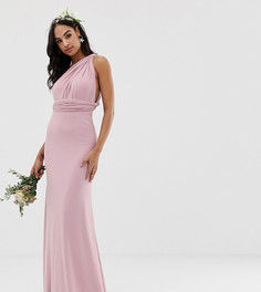 Эксклюзивное розовое платье-трансформер макси для подружки невесты TFNC-Розовый