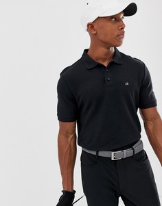 Черное поло Calvin Klein Golf Vmidtown-Черный
