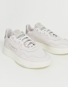 Кроссовки светло-лилового оттенка adidas originals - sc premiere-Кремовый