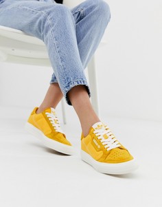 Кроссовки горчичного цвета adidas Originals Continental 80-Желтый
