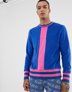 Махровый свитшот ASOS DESIGN-Синий
