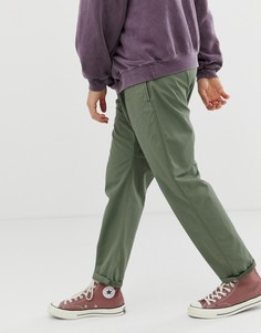 Зеленые брюки Carhartt WIP Gerald-Зеленый
