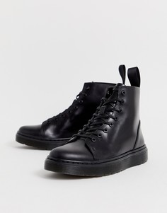 Черные ботинки с 8 парами люверсов Dr Martens Talib-Черный