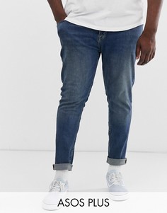 Темно-синие джинсы скинни ASOS DESIGN Plus-Синий
