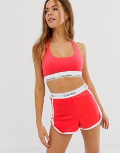 Хлопковые пижамные шорты Calvin Klein Modern-Красный