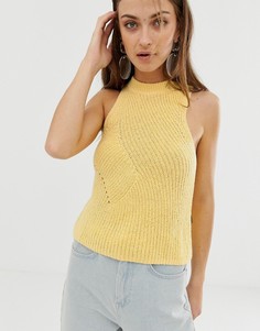Топ из трикотажа букле ASOS WHITE-Зеленый