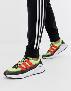 Зеленые кроссовки adidas Originals LX CON adiprene-Синий