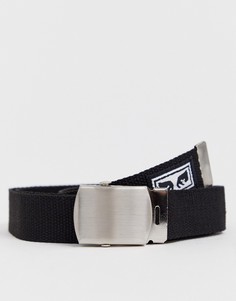 Черный ремень Obey Big Boy