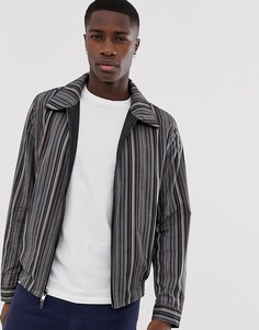 Двусторонняя куртка Харрингтон ASOS DESIGN-Серый