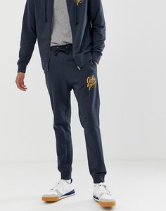 Джоггеры с манжетами Jack & Jones Originals-Темно-синий