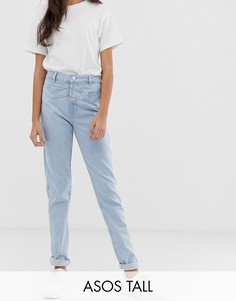 Светлые джинсы в винтажном стиле ASOS DESIGN Tall ritson-Синий