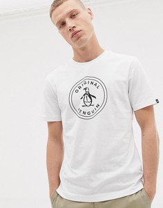 Белая футболка с логотипом Original Penguin-Белый