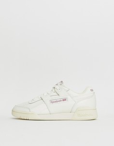 Белые кроссовки Reebok Workout Lo Plus-Белый